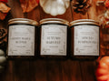8 OZ| Amber Jar | Autumn Collection